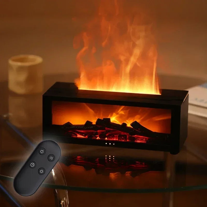Chimenea Llama de Colores con Mando a Distancia
