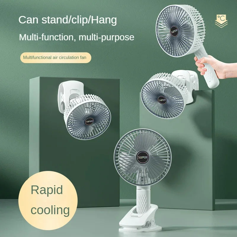 Ventilador portátil compacto recargable