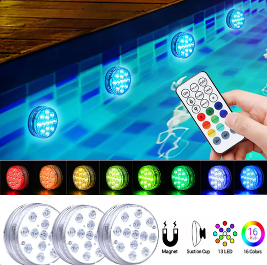 Kit Luces Sumergibles Piscina - Nova God Tech